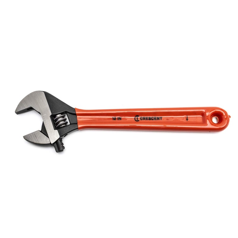 Crescent 8" Adjustable Black Oxide Cushion Grip Wrench - Carded - AT28CVS - Image 1